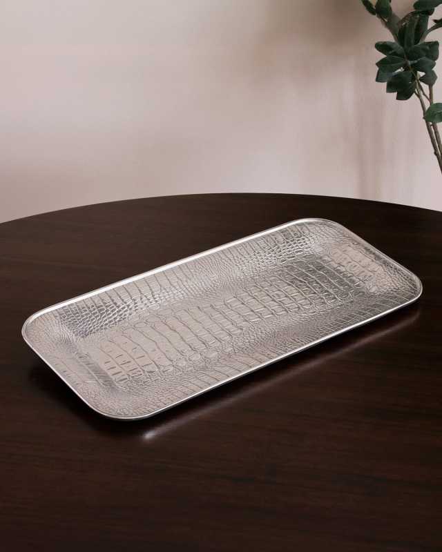 Pieles Croc Long Rectangular Tray